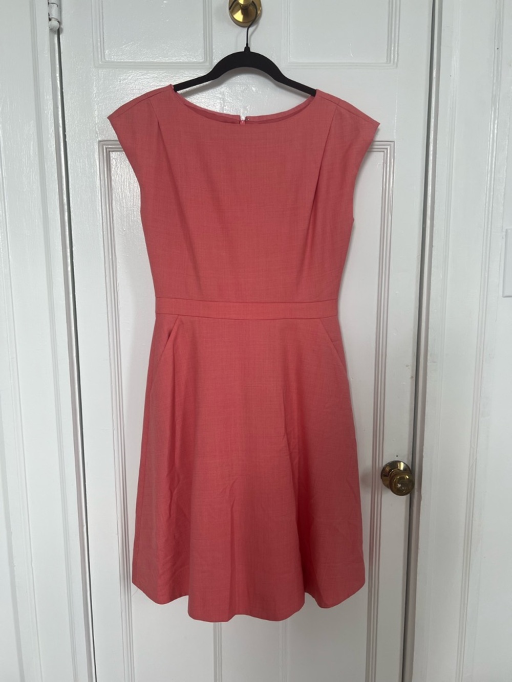 J.Crew | Women's Coral Fit & Flare Dress